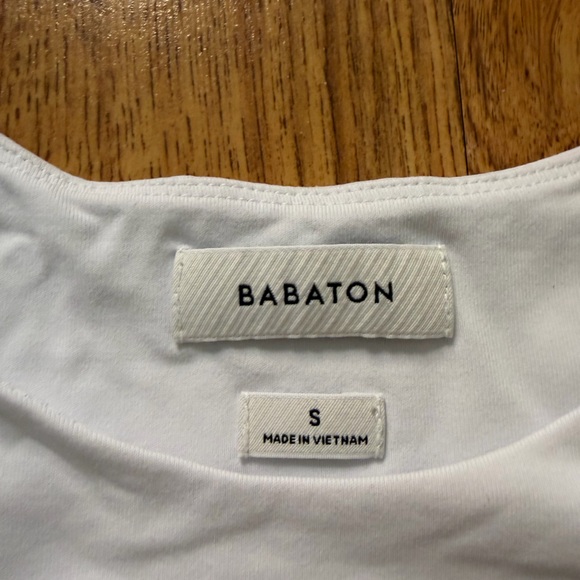 Aritizia Babaton White Crop Top - Picture 2 of 3